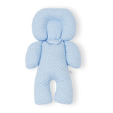 Almofada Para Bebê Conforto - Universal + Coração Azul