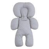 Almofada Para Bebê Conforto - Universal + Zig Zag Cinza