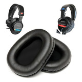 Almofadas Espuma Compatível Para Sony Mdr7506 Mdr 7506 V6 Cd900st 10rbt 1rbt Preto