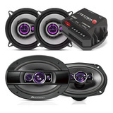 Alto Falante 6x9 Pioneer 69 + Triaxial 5 Pol+ Módulo Stetsom