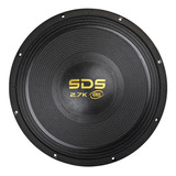 Alto Falante De 15 8 Ohms Eros E15 Sds 2.7 K Aluminio + Cor Preto