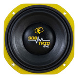 Alto Falante Médio Grave Eros E908 Trio 8 Pol 450 Rms 6 Ohms Cor Amarelo