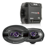 Alto Falante Pioneer 6x9 200w Rms + Módulo Stetsom Ir400.4