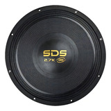 Alto Falante Subwoofer Sds Eros E-15 2.7k 15 Pol 1350w 4 Ohm Cor Preto