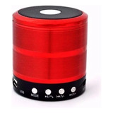 Alto-falante Altomex Caixa De Som Mini Speaker Ws-887 Portátil Com Bluetooth Vermelho 