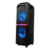 Alto-falante Bluetooth Novik Thunder 101db Com Bateria E Luzes