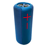 Alto-falante Caixa De Som Kimaster K450x Portátil Com Bluetooth Waterproof Azul Sem Fio