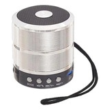 Alto-falante Grasep D-bh887 Portátil Com Bluetooth Prata 