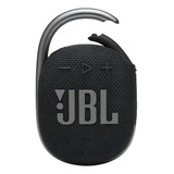 Alto-falante Jbl Clip 4 Portátil Com Bluetooth Waterproof Preto 