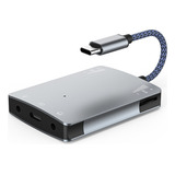 Alto-falante Usb C Live Sound Card Speaker Adaptador De Inte