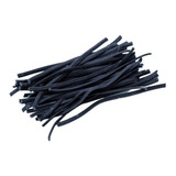 Amarrilho Lacre Fecho Arame - 14 Cm. Preto - 100 Un