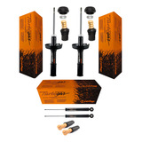 Amortecedor Dianteiro Traseiro Cofap Kit Coxim Clio 1.0 2009