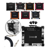 Amplificador Cubo Guitarra Sound7 Turbo G30 Colors Distorção Cor Journal 110v/220v