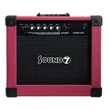 Amplificador Cubo Guitarra Sound7 Turbo G30 Colors Distorção Cor Pink 110v/220v