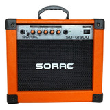 Amplificador Cubo Sorac Para Guitarra E Violão So-g1500 15w Laranja 110v/220v