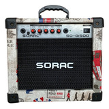 Amplificador Cubo Sorac Para Guitarra E Violão So-g1500 15w Londres 110v/220v