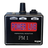 Amplificador De Fone De Ouvido E Instrumento Power Live Pm1