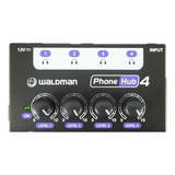 Amplificador De Fone Waldman Ph-4 Phone Hub 4 Com Fonte 100v/240v