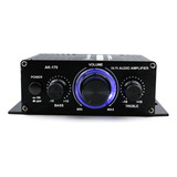 Amplificador De Potência Home 20w+20w Bass De Áudio De Canal