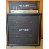 Amplificador Meteoro Valvulado Mha 2000 + Caixa 4x12