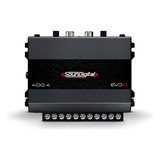 Amplificador Soundigital Sd400.4 Evo6 4 Canais Bridge 4 Ohms Cor Cinza-escuro