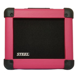 Amplificador Steel 20gt Cubo E. Sound 6 Pol. 15w Rms Rosa