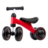 Andador Bebe Carrinho Infantil Treina Equilíbrio Bicicleta Msp Kids Cor Vermelho