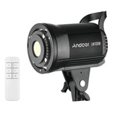 Andoer Lm100w 5600k Tocha Luz Led - 220v Cor Da Estrutura Preto