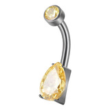 Anéis De Umbigo, Joias De Piercing Corporal, 10 Mm Amarelo
