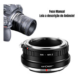 Anel Adaptador K&f Concept Lente Nikon F Ai Câmera - Nikon Z