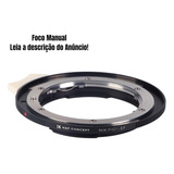 Anel Adaptador K&f Lente Nikon F P/ Canon Eos T7 T100 Sl3