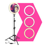 Anel De Led Ring Light 10 Pol 26cm Iluminador Fotos Videos