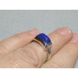 Anel Lápis Lazuli Prata925 Antigo Aro20 4gramas Veja 8fotos 