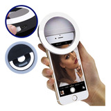 Anel Luminoso Para Celular Flash Selfie Mini Ring Light Cor Branco