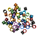 Anilhas Identificadas Marcação Para Ring Neck 7,0mm 10 Un