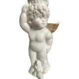 Anjos Em Porcelana Estilo Barroco Importado, Lindos !!