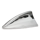 Antena Shark Cromada Tubarão Barbatana Decorativo