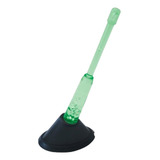 Antena Teto Decorativa Traseira Haste Curta Led Verde