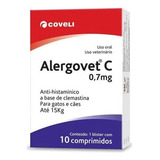 Anti-histamínico Alergovet Cães E Gatos Coveli - 0,7mg