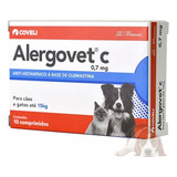 Antialérgico Para Dermatite Canina Alergovet C 0,7mg