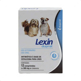 Antibiótico Duprat Lexin 300mg Com 12 Comprimidos Cefalexina