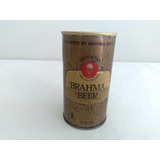 Antiga Cerveja Brahma Beer Lata De Ferro Anos 80 Lacrada