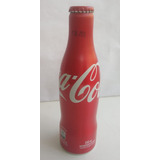 Antiga Garrafa Promocional Coca Cola 250ml De Alumínio Nova