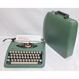Antiga Máquina Escrever Olivetti Lettera 82 Funcionando Pç82