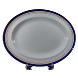 Antiga Travessa Oval Em Porcelana Igland - R 11519