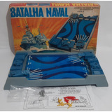 Antigo Batalha Naval Glasslite Anos 80 Completo Brinquedo