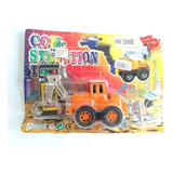 Antigo Carrinho Trator De Controle Remoto Cromado Anos 90