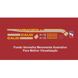 Antigo Grafismo Adesivo Caloi Barra Forte Slx Completo