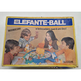 Antigo Jogo Elefante-ball Glasslite Perfeito