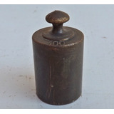 Antigo Peso Balança Centenário - Bronze 100g (prato Ferro )